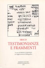 Ibico: testimonianze e frammenti.